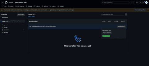 Using Github Actions to generate STL files from Python code | DuckLabs